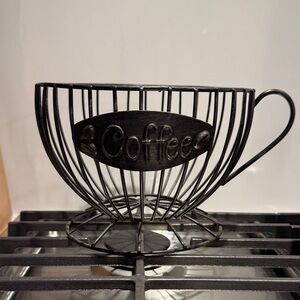 Black Wire Coffee Holder